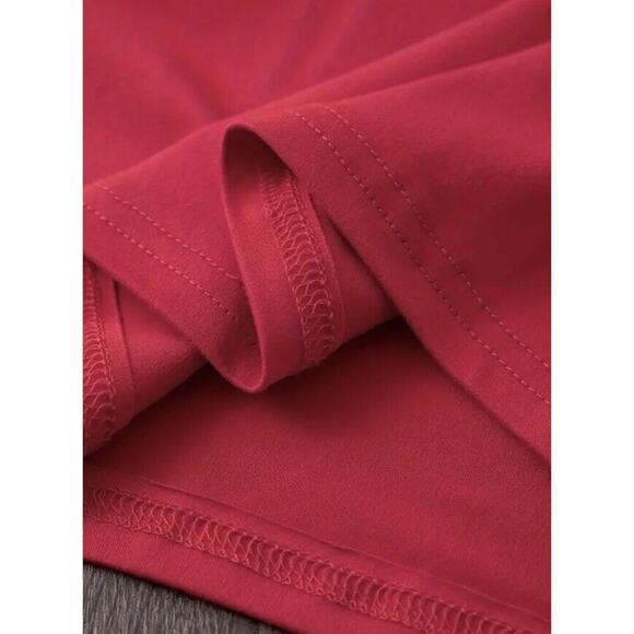 Women’s Whimsical Red Christmas Tree Shirt‎ Whoville Grinch Tree Size Medium NEW - Picture 4 of 7